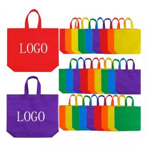 custom printed recyclable large non-woven fabric shopping bag