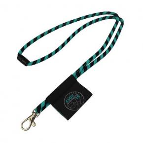Jacquard Lanyard with woven label