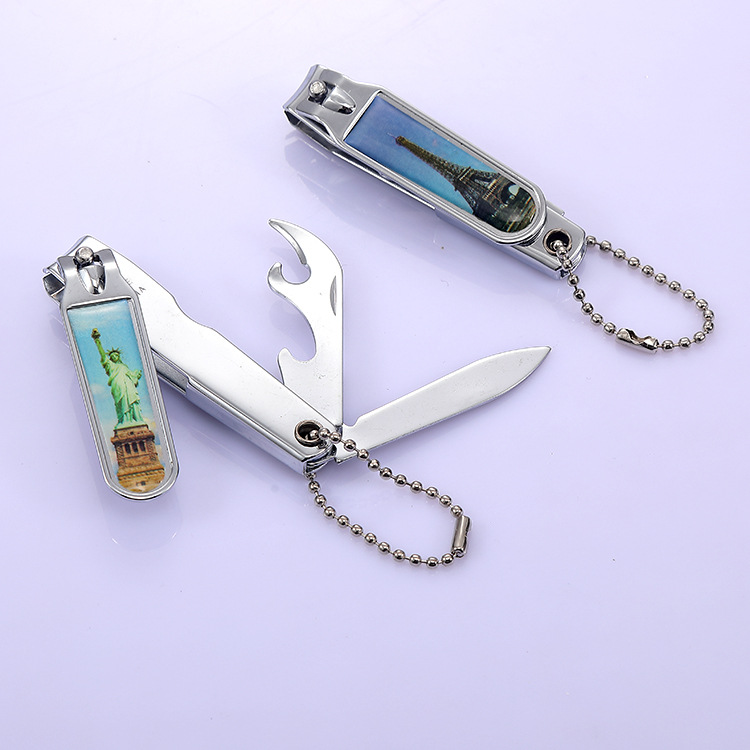 Multifunctional Nail Clipper with ball chain