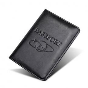 Leather Passport Holder Cover Case Travel Wallet