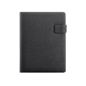 PU Leather Portfolio A5 Leather Presentation Folder with Card Holder 
