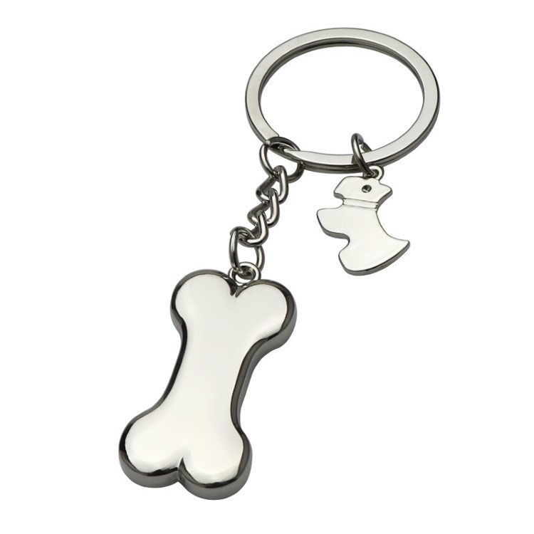 Dog Bone Keychain 