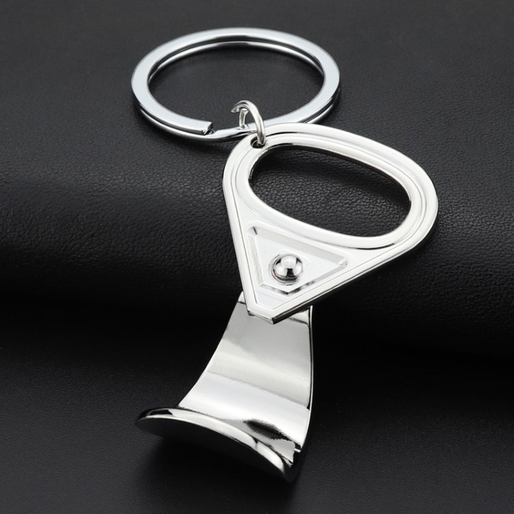 Custom blank beer pull can ring bottle opener for keychain