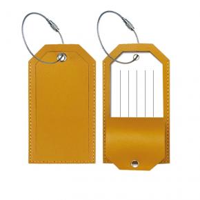 PU Leather Check-in Luggage Tag